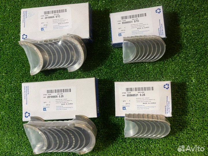 Вкладыши шатунные коренные A12XEL A12XER A14XER