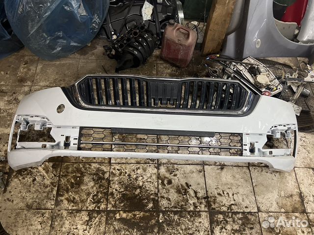 Передний бампер шкода октавия А 8