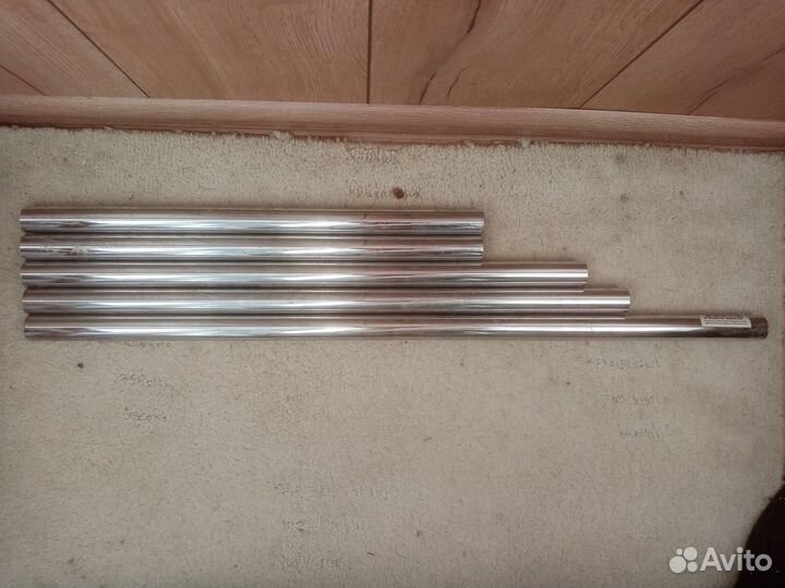 Комплект труб хромированных 25мм