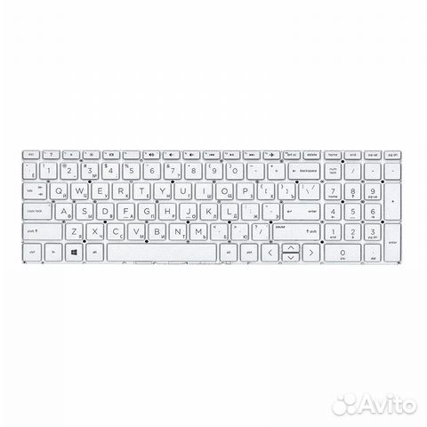 Клавиатура для ноутбука HP 17-CN 17-CP серебристая