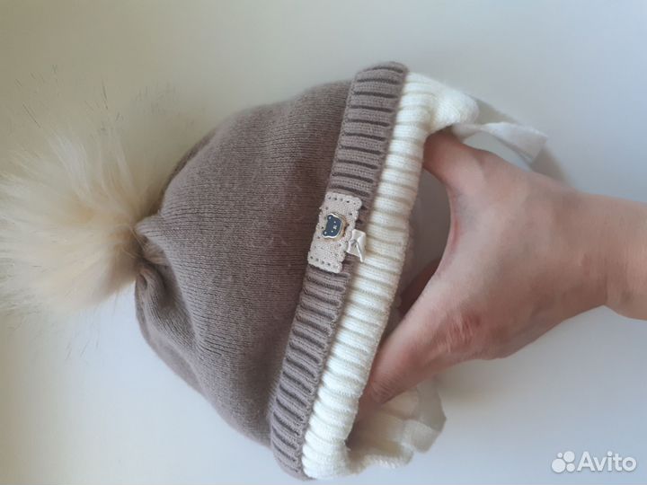 Шапка зимняя 0-6мес