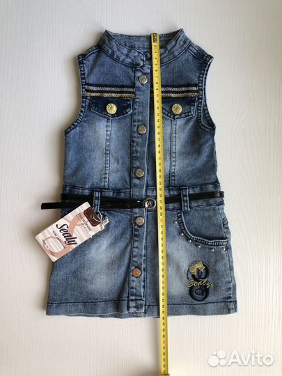 Детская одежда для девочек, сарафан(платье)