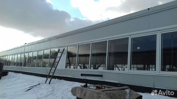 Входная группа, витражи