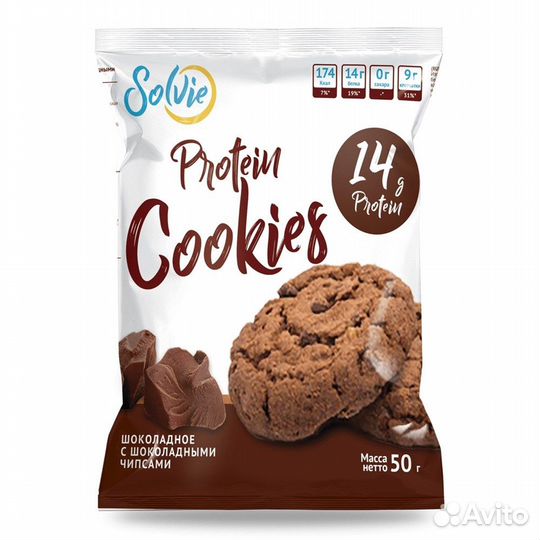 Solvie - Protein Cookies (50гр)