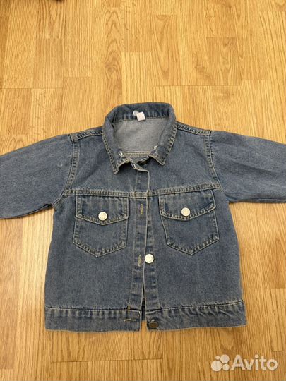 Джинсовая куртка для мальчика 104