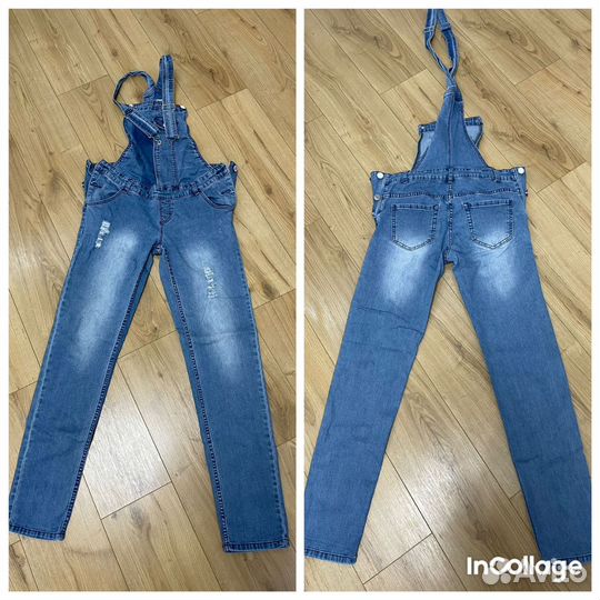 Комбинезон для беременных джинсовый