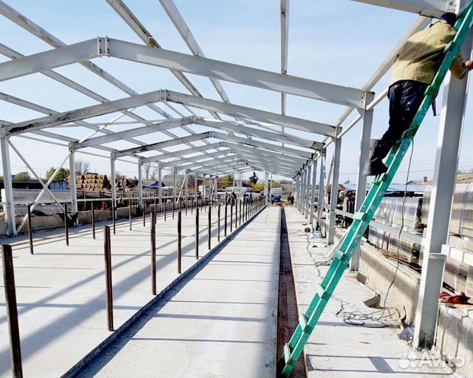 Ангары. Склады. Здания. Изготовление / монтаж