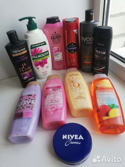 Гель для душа Шампунь Крем