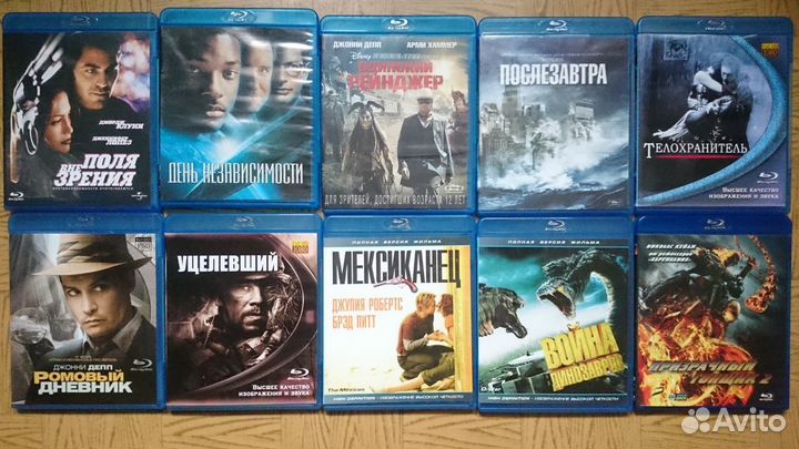 Blu-Ray. DVD. Крестный Отец, Аватар и др