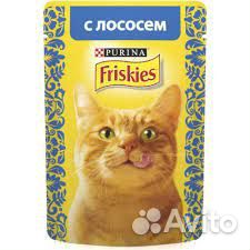 Корм для кошек Friskies с лососем 85 г