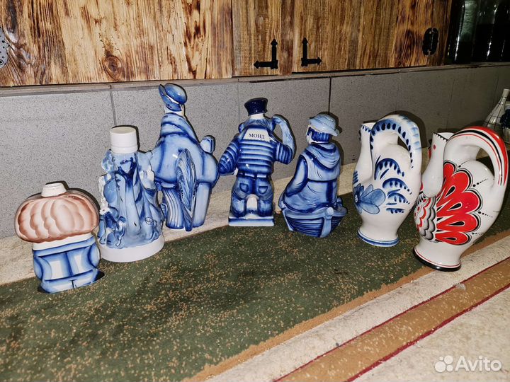 Штофы Гжель