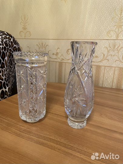 Хрустальная ваза