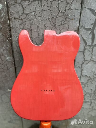 Fender tele body style fiesta red relic