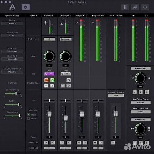 USB аудиоинтерфейс Apogee Duet 3