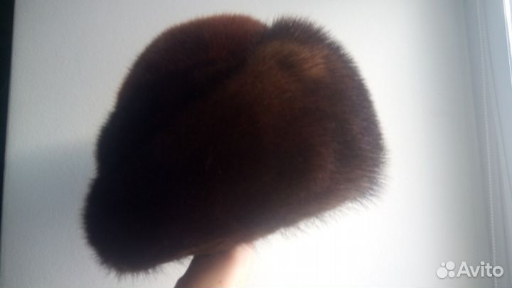 Шапка норковая улитка