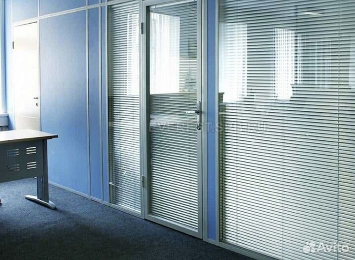 Двери в алюминиевой раме. Офис. Сауна