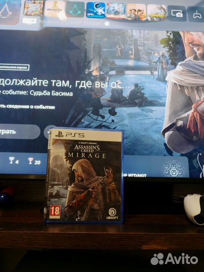 Assassins creed mirage ps5 диск