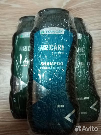 Шампунь и гель мужской