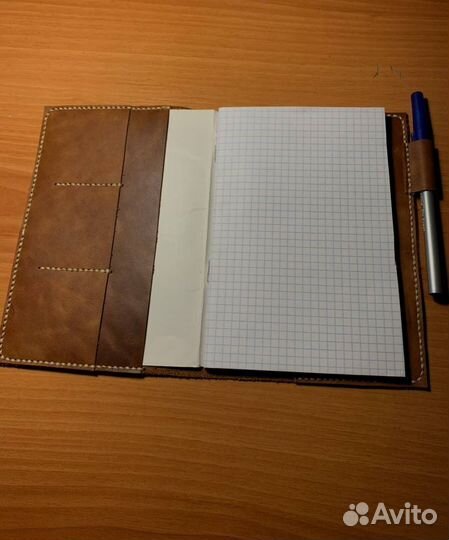 Обложка для ежедневника из натуральной кожи