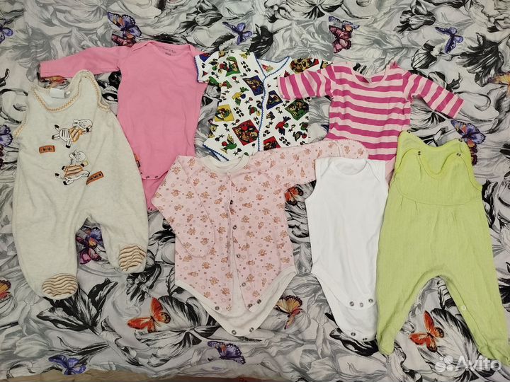 Одежда для девочки от 0 до 6 мес