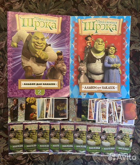 Альбомы для наклеек Шрек Shrek панини panini