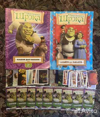 Альбомы для наклеек Шрек Shrek панини panini