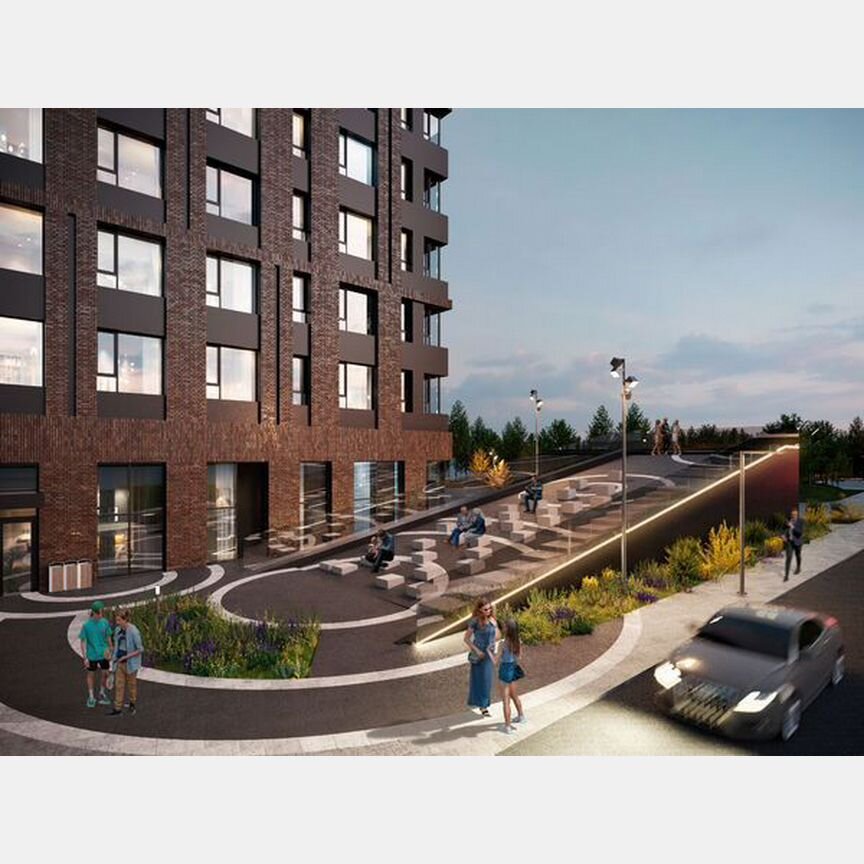 1-к. квартира, 35,7 м², 23/25 эт.