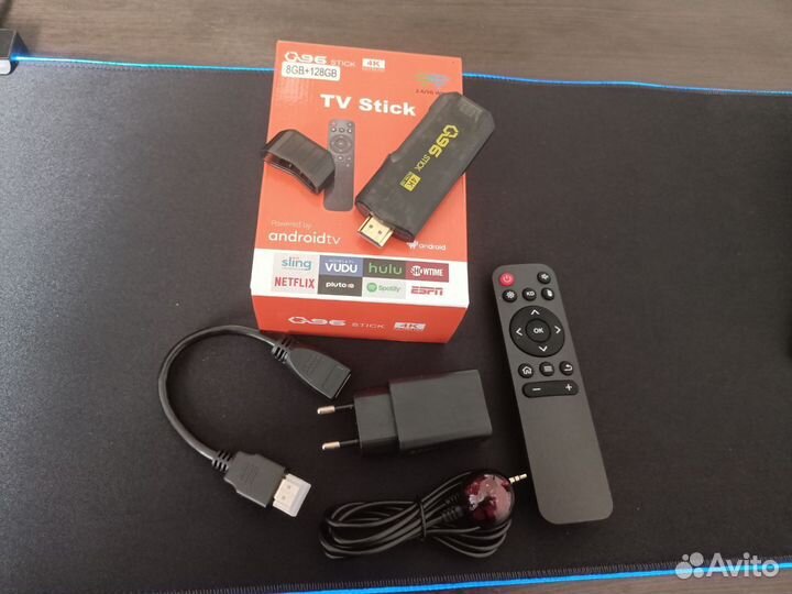 Смарт TV приставка Q96 прошитая (5000 каналов)