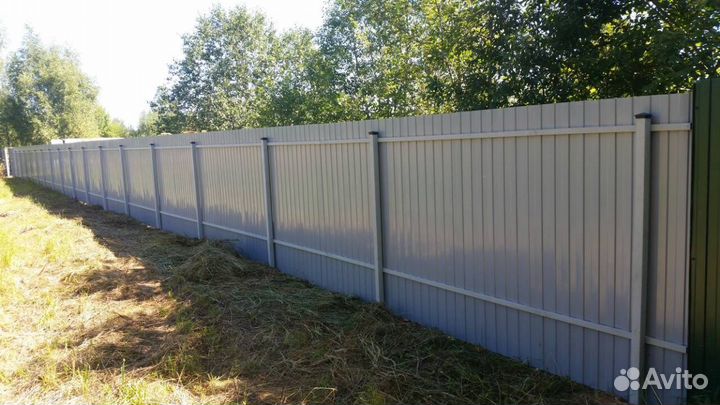 Забор из профнастила от производителя