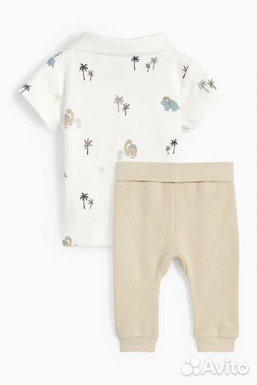 Костюм сет комплект с поло са C&A рост 80