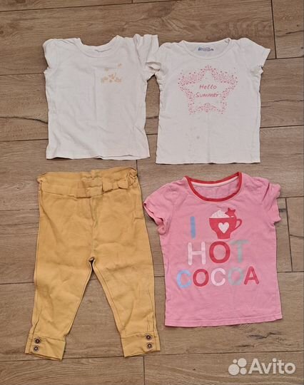 Пакет детских вещей на девочку