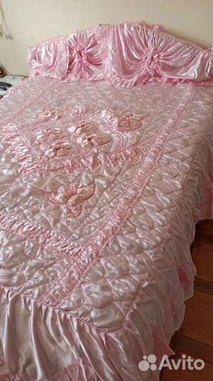 Комплект для спальни(покрывало, шторы, ламбрекен)