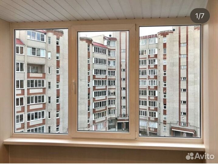 Остекление балконов/лоджий любой сложности.Отделка