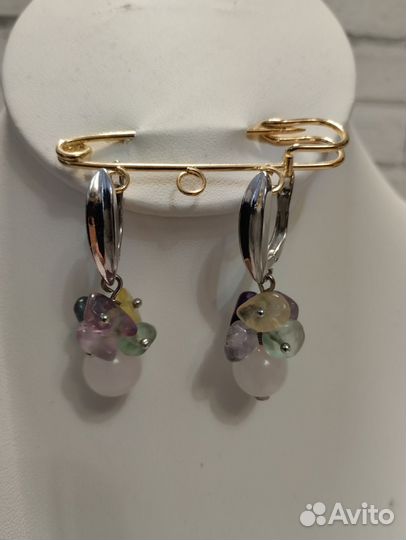 Колье и серьги в стиле Кур де Лион