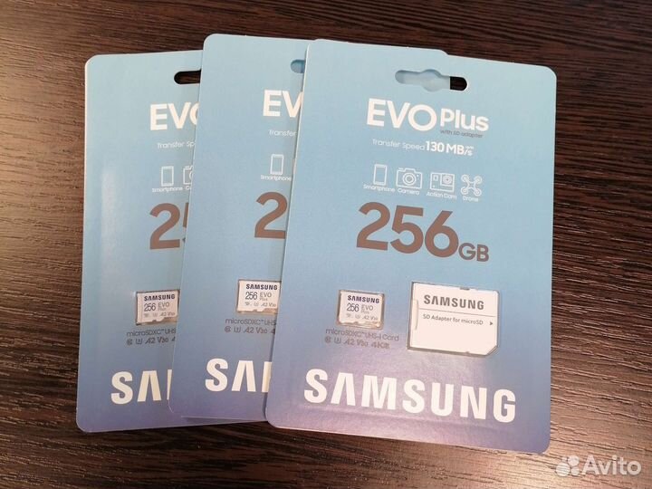 Карта памяти micro sd 256 samsung