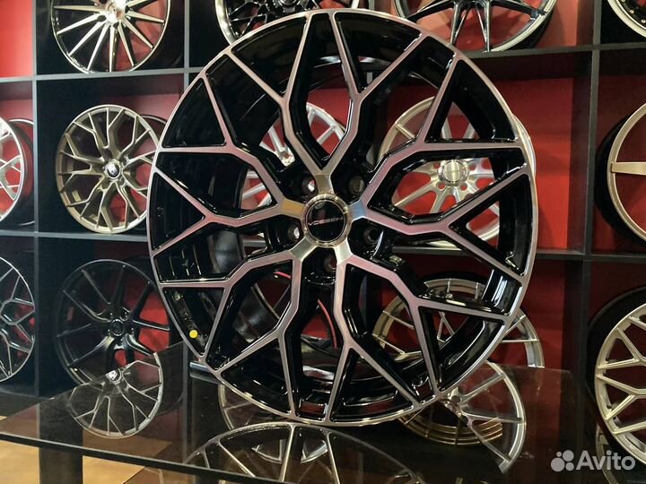 Диски R18 5x114,3 Vossen HF-2 BKF