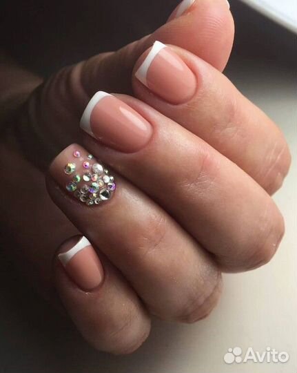 Наращивание ногтей, гель-лак с выездом на дом