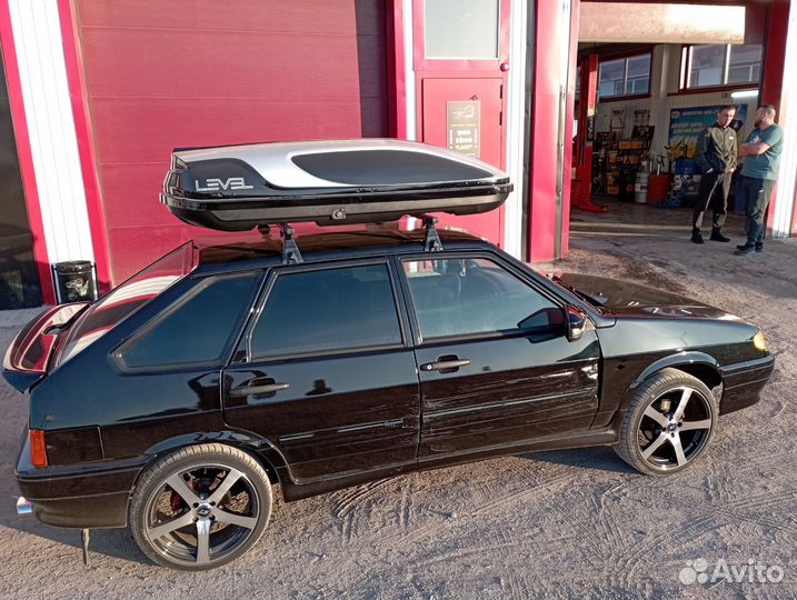 Автобокс Level Касатка 450л на Ваз 2114