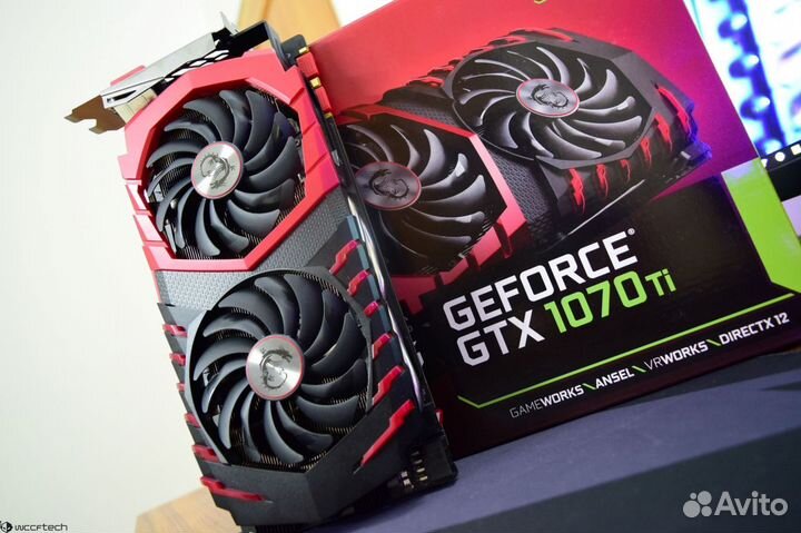 Видеокарта msi gaming x 1070 ti