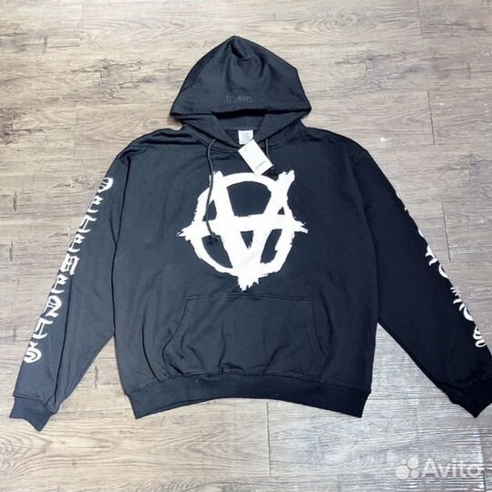 Худи Vetements Anarchy Чёрное