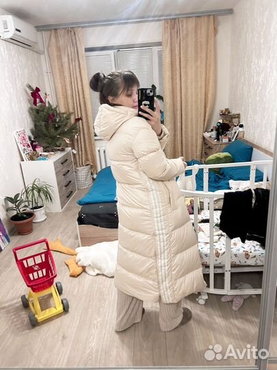 Пуховик длинный adidas