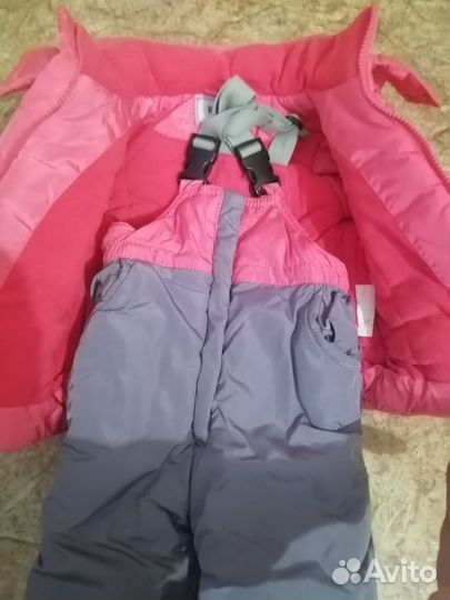 Костюм зимний на девочку 68 см