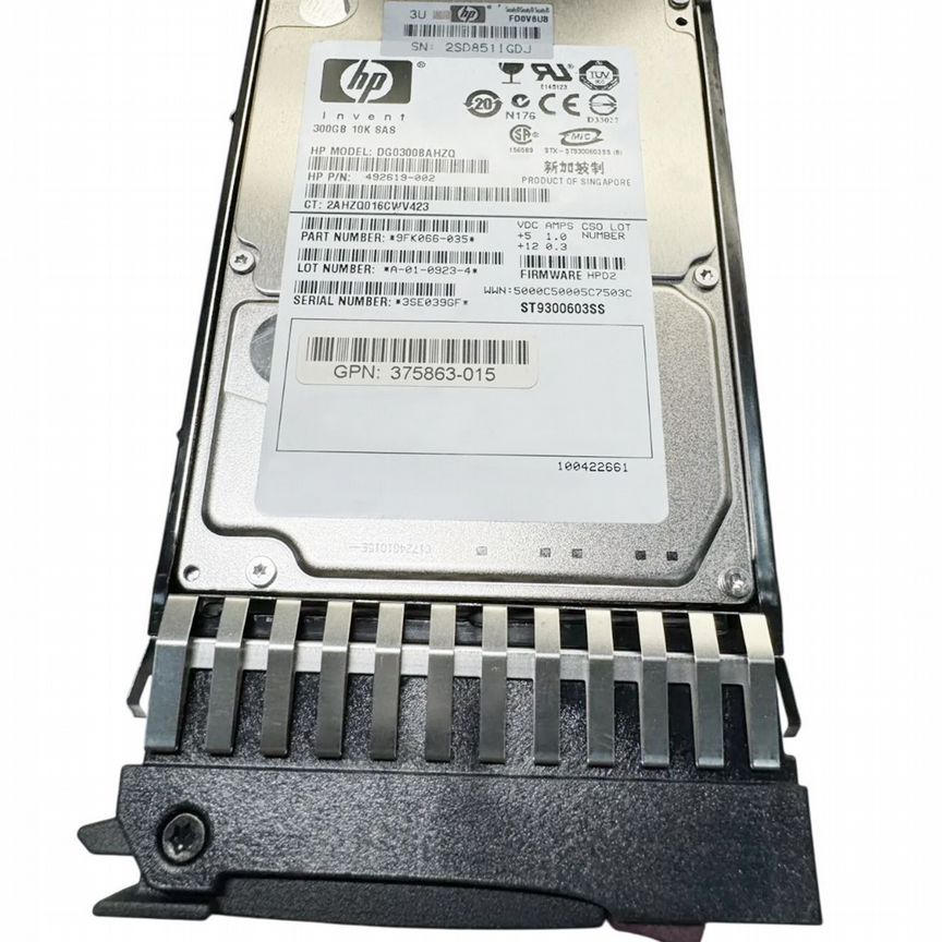 [DG0300BAHZQ] Жесткий Диск Hp 300gb Sas 2,5" Hdd Dg0300bahzq