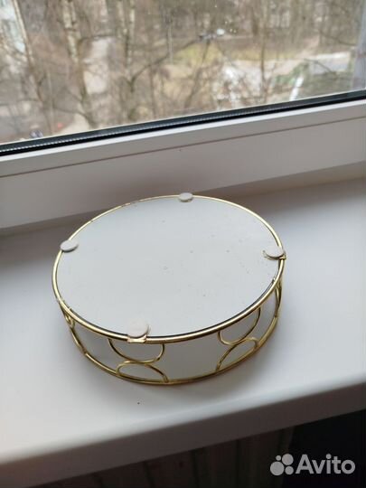 Поднос декоративный железный