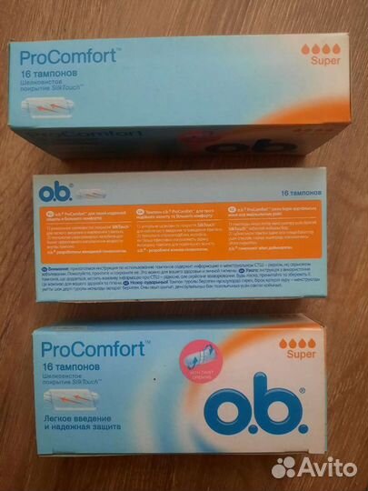 Тампоны оби ProComfort, super