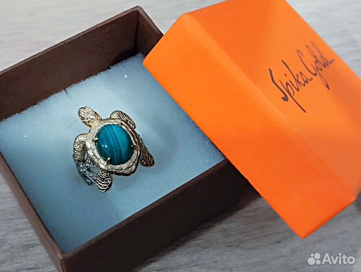 Серебро с натуральным камнем