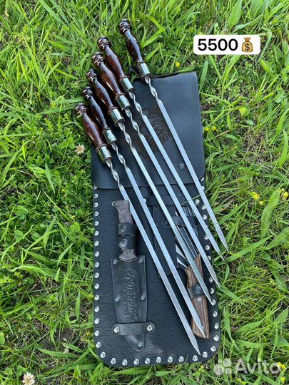 Шашлычный набор,набор шампуров,подарочный набор