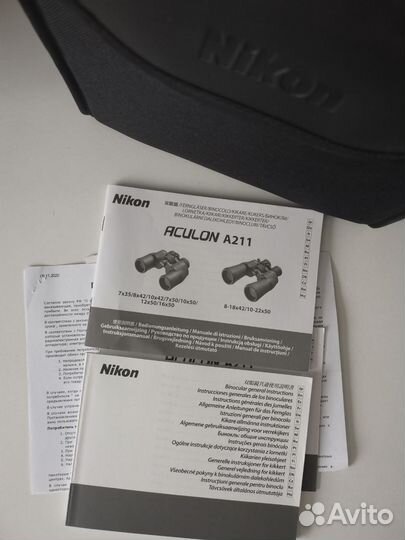 Бинокль nikon aculon a211 10*50