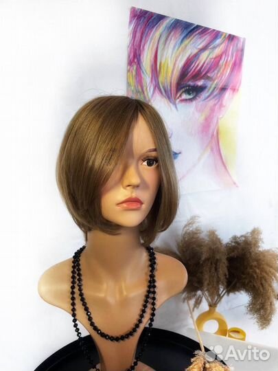 Накладка из натуральных волос