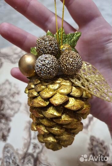 Елочные игрушки ручной работы